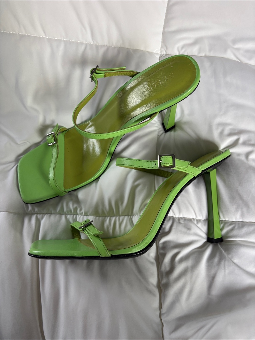By Far Flick Green Mule